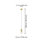 POZUETA 1 Lampa wisząca 900799 EGLO