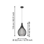 RAZONI 1 Lampa wisząca 900828 EGLO