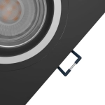 CAROSSO-Z Oprawa wpuszczana LED 5W RGB+TW kwadratowa czarna Smart Home 900763 EGLO
