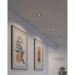CAROSSO-Z Oprawa wpuszczana LED 5W RGB+TW kwadratowa czarna Smart Home 900763 EGLO