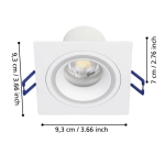 SARSINA-Z Plafon LED 2700-6500K biały 60 cm oprawa sufitowa Smart Home 900759 EGLO