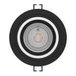 CAROSSO-Z Oprawa wpuszczana LED 5W RGB+TW okrągła czarna Smart Home 900764 EGLO