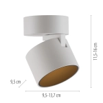 Lampa sufitowa Pure Cup Biała 6226-16 Paul Neuhaus - zdjęcie dodatkowe 5