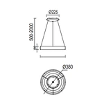 Lampa sufitowa Mantra Niseko II 8627MA - zdjęcie dodatkowe 1