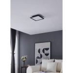 SALOBRENA 1 oprawa sufitowa 30x30 cm 4000K plafon czarny 900817 EGLO