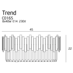 Trend plafon mały C0165 MaxLight