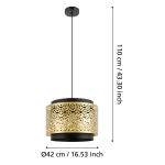 SANDBACH Lampa wisząca 43981 EGLO