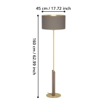 SANTANDRIA Lampa podłogowa 390338 EGLO