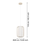 TERRAROSA Lampa wisząca 900866 EGLO