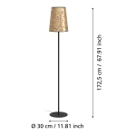 CASTUERA Lampa podłogowa 390295 EGLO