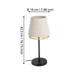 TABLEY Lampa stołowa 43977 EGLO