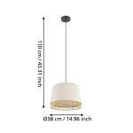 TABLEY Lampa wisząca 43975 EGLO
