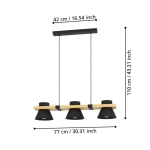MACCLES Lampa wisząca 43956 EGLO