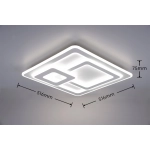 Plafon MITA – 629219331 incl. 1x SMD LED, 76W · 1x 9250lm, 2700 - 6000K TRIO