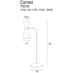 Cornet lampa biurkowa T0039 MaxLight