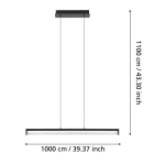 CARDITO 1 Lampa wisząca 900895 EGLO