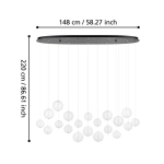 ESPARDELLO Lampa wisząca 390344 EGLO