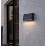 SPONGANO lampa ścienna kinkiet zewnętrzny LED czarny IP65 900887 EGLO
