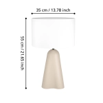 TOLLERIC Lampa stołowa 390365 EGLO