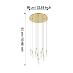 MIRADOR Lampa wisząca 390359 EGLO