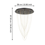 TREPUCO Lampa wisząca 390354 EGLO