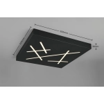 SNIP – 630810132 incl. 1x SMD, 24W · 1x 2800lm, 2700 - 6500K TRIO