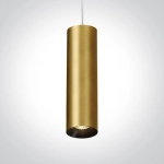 Lampa wisząca Cylinder Pendants 63105MA/BBS ONE LIGHT