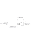 kinkiecik.pl Tala 63122/BBS ozdobny zwis w kolorze czarnym+mosiądz mat E27 10W ONE LIGHT