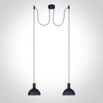 Lampa wisząca Round Pendants 63140B/B 2xE27 ONE LIGHT