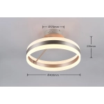 DIOS – 631410107 incl. 1x SMD, 21W · 1x 2400lm, 2300+3000+4000K TRIO