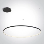 BLACK RING 100cm 48W WW IP20 230V DIMMABLE 63150/B/W ONE LIGHT