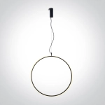 BLACK RING 60cm 30W WW IP20 230V DIMMABLE 63152B/B/W ONE LIGHT