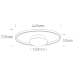 BLACK 20W WW IP20 230V DIMMABLE 63154B/B/W ONE LIGHT