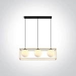 kinkiecik.pl Alla Z 63174C/BS dekoracyjna lampa wisząca E14 3x8W 100-240V ONE LIGHT