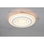 COSTA z pilotem – 633510131 incl. 1x SMD, 50W · 1x 5850lm, 2700 - 6500K TRIO
