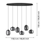 LARVA Lampa wisząca 390415 EGLO