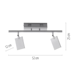 Lampa sufitowa Pure Mira Aluminium 6354-95 Paul Neuhaus - zdjęcie dodatkowe 1