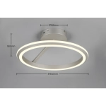 AMADOR – 635510107 incl. 1x SMD, 34W · 1x 4000lm, 2300+3000+4000K TRIO