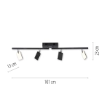 Lampa sufitowa Pure Mira Czarny 6356-18 Paul Neuhaus - zdjęcie dodatkowe 1
