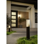 SALLE Słupek oświetleniowy E27 46,5 cm czarny zewnętrzna lampa stojąca 901034 EGLO