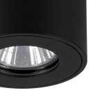 TORRECOLA Lampa sufitowa tuba IP44 czarna GU10 Plafon 901028 EGLO