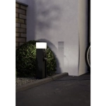 PARK 5 Słupek ogrodowy 1xE27 + 2x gniazdo 230V antracyt IP54 901032 EGLO