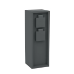 PARK 5 Słupek ogrodowy 2x gniazdo 230V antracyt IP54 901031 EGLO