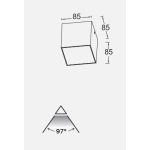 Plafon GEMINI 6389101118 LUTEC