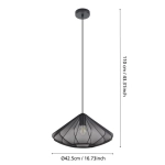 DOLWEN Lampa wisząca 43995 EGLO