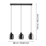 MOLOCHIO-Z Lampa wisząca 901121 EGLO