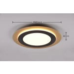 Plafon MORGAN – 641519280 incl. 1x SMD, 42W · 1x 5600lm, 2700 - 6500K TRIO