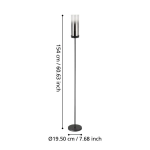 TOOTHILL Lampa podłogowa 44004 EGLO