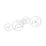 kinkiecik.pl GROOVY Lampa sufitowa LED 37W 4000K 642110431 TRIO