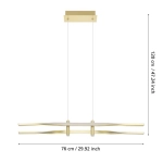 COLMEAL Lampa wisząca 901226 EGLO